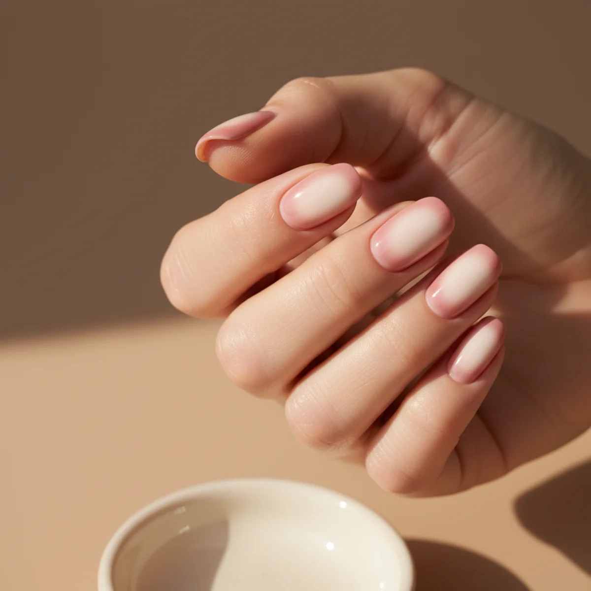 Smoke Ribbon Across Two Fingers — chrome nail design ideas