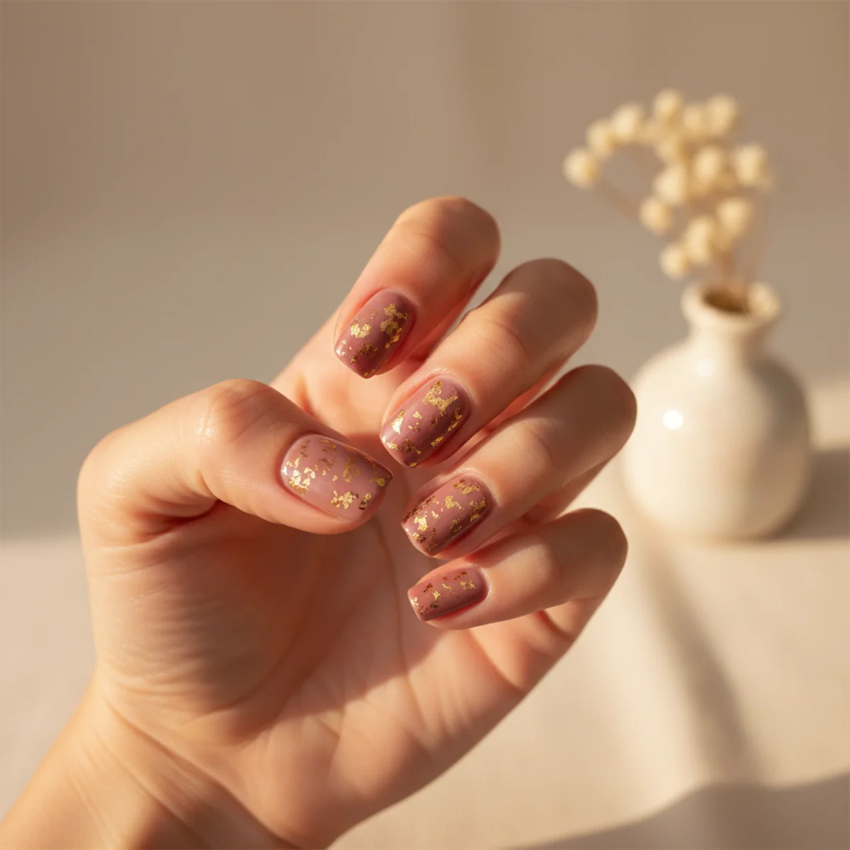 3D Pearl Encasement — chrome nail design ideas