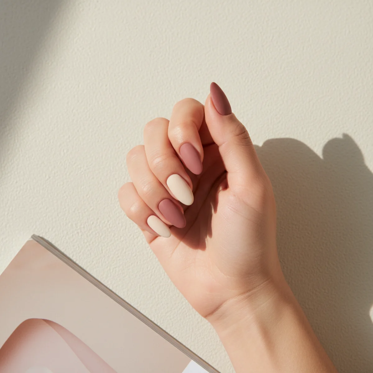 Negative-Space Cobweb — chrome nail design ideas