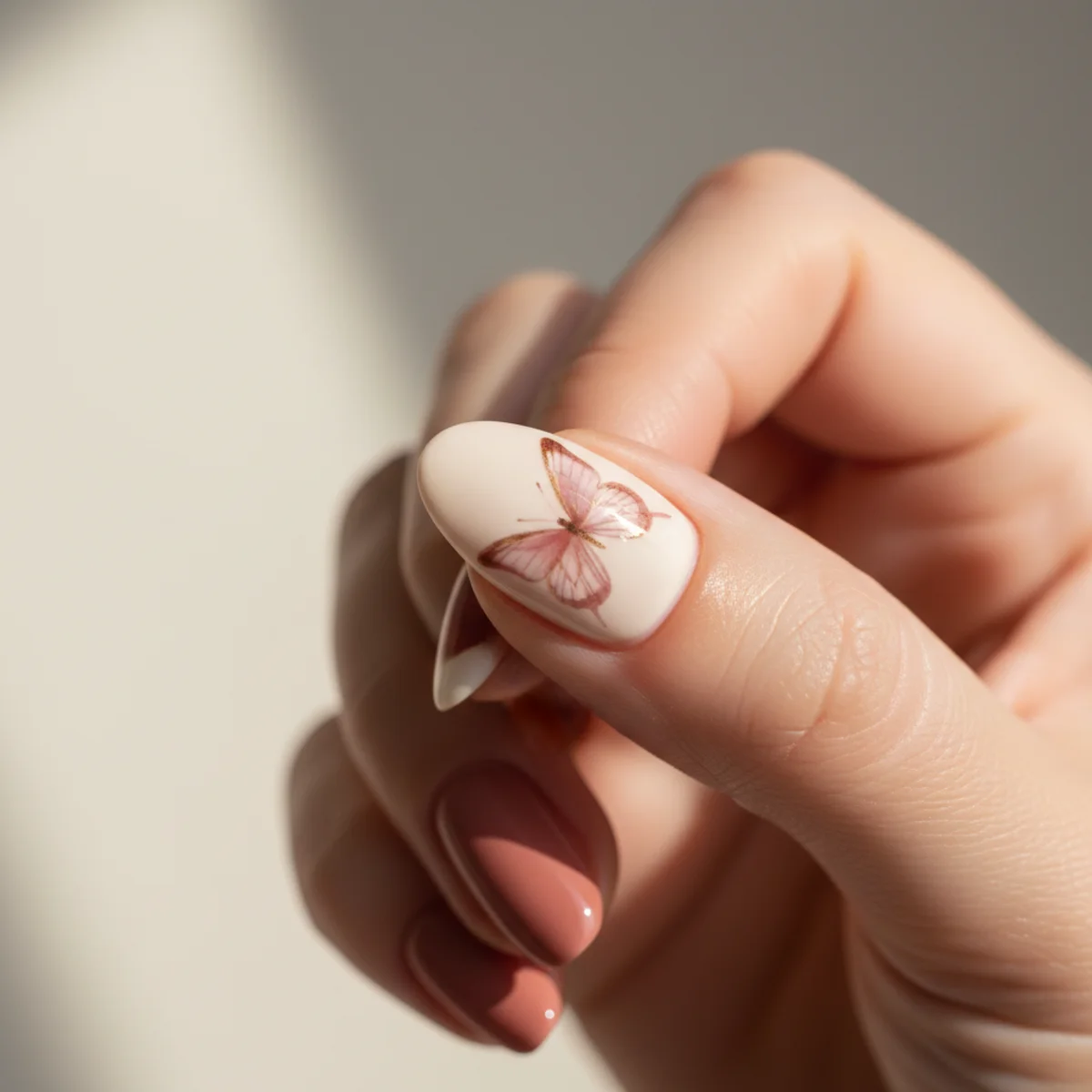 3D Pearl Encasement — chrome nail design ideas