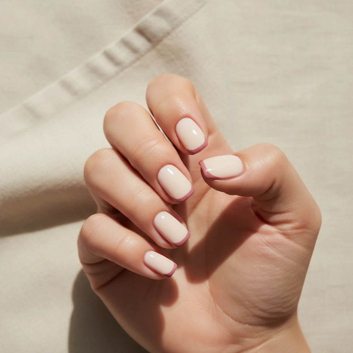 Foiled Crack Effect — chrome nail design ideas