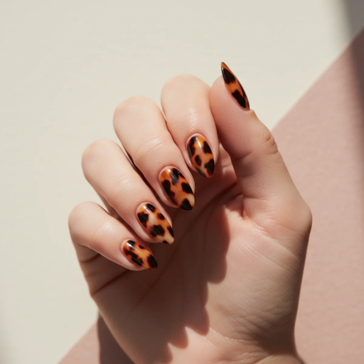 Smoke Ribbon Across Two Fingers — chrome nail design ideas
