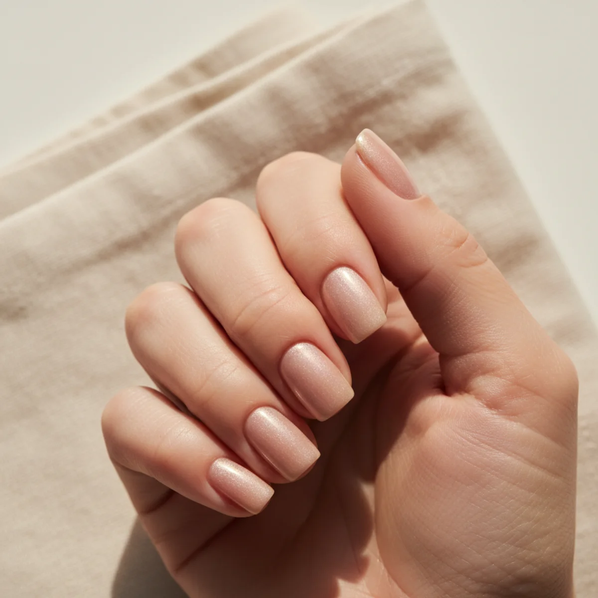 Cloud Painted Over Chrome — cool nail design ideas