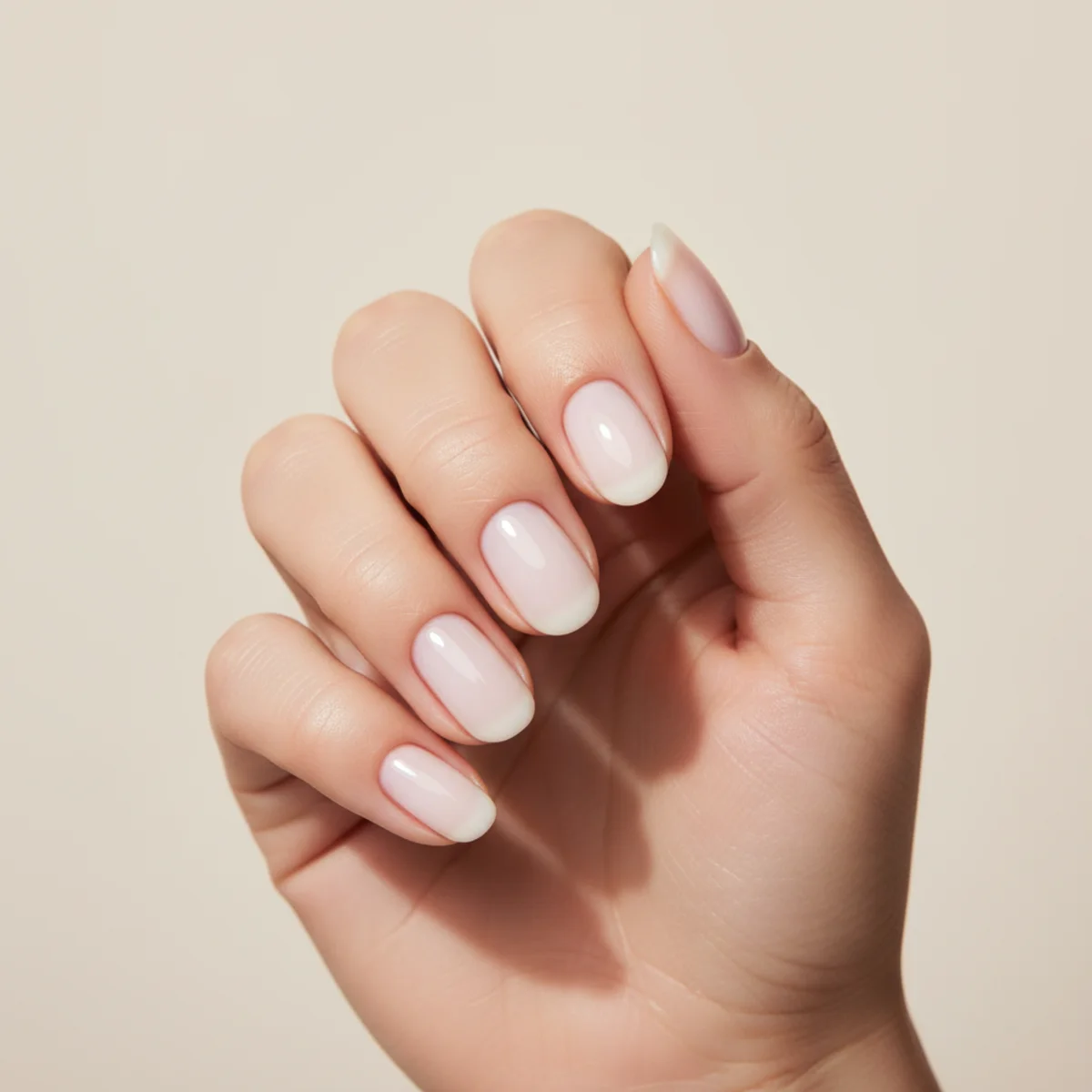 Pearl-Set Half French — cool nail design ideas