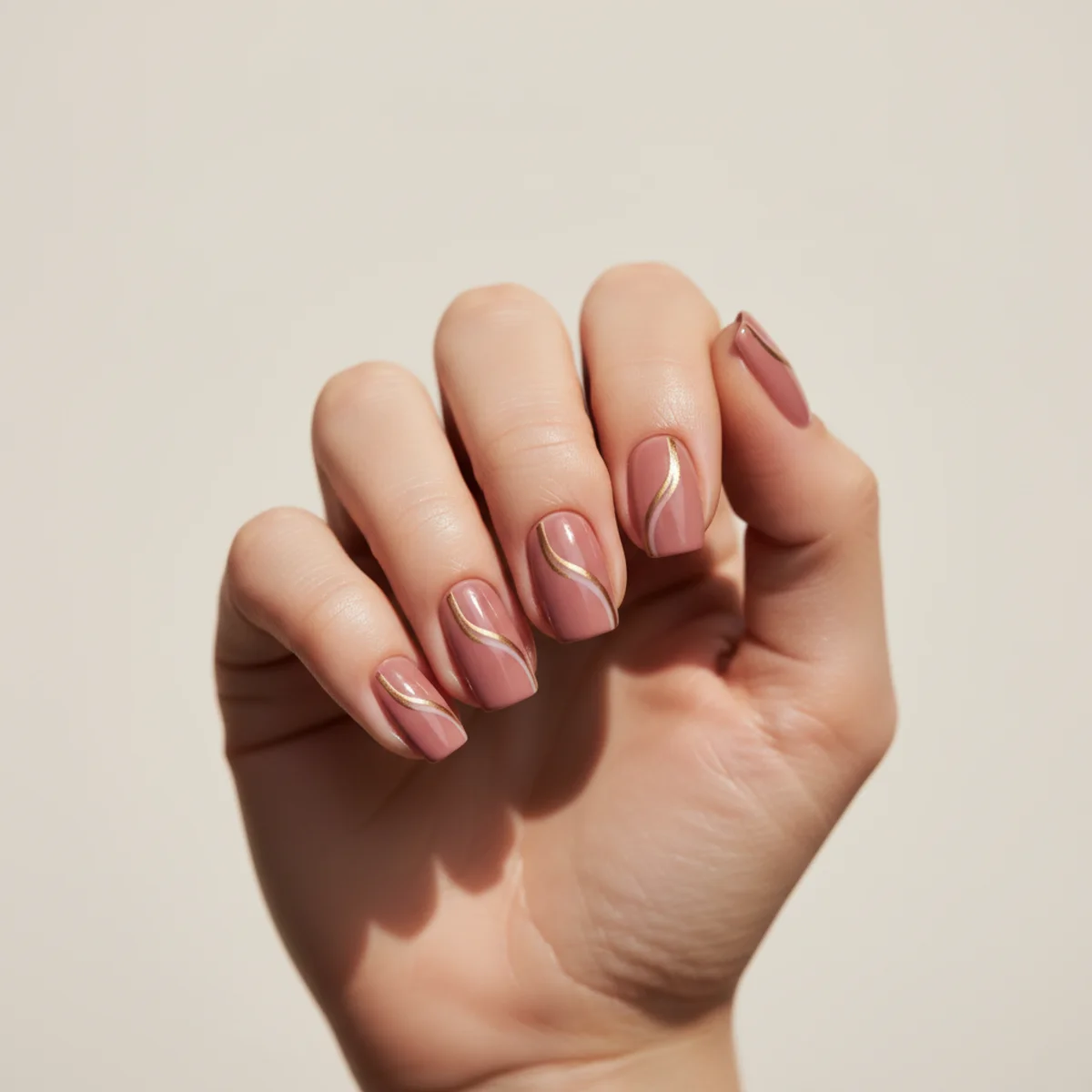 Negative-Space Cobweb — cool nail design ideas