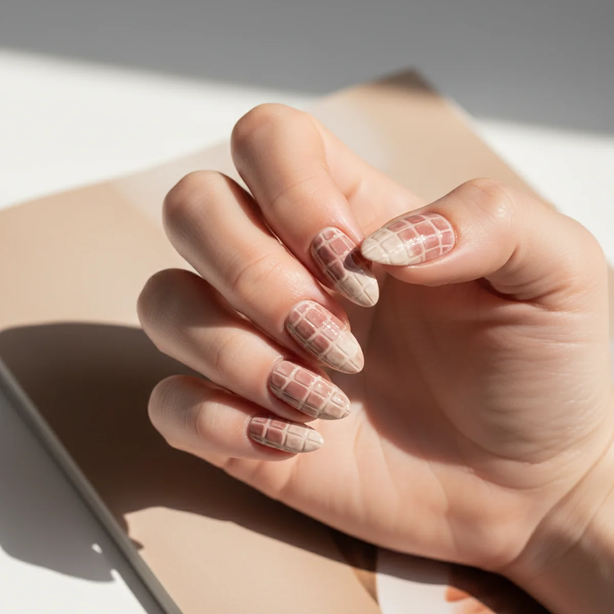 Aura Halo Glow — cool nail design ideas