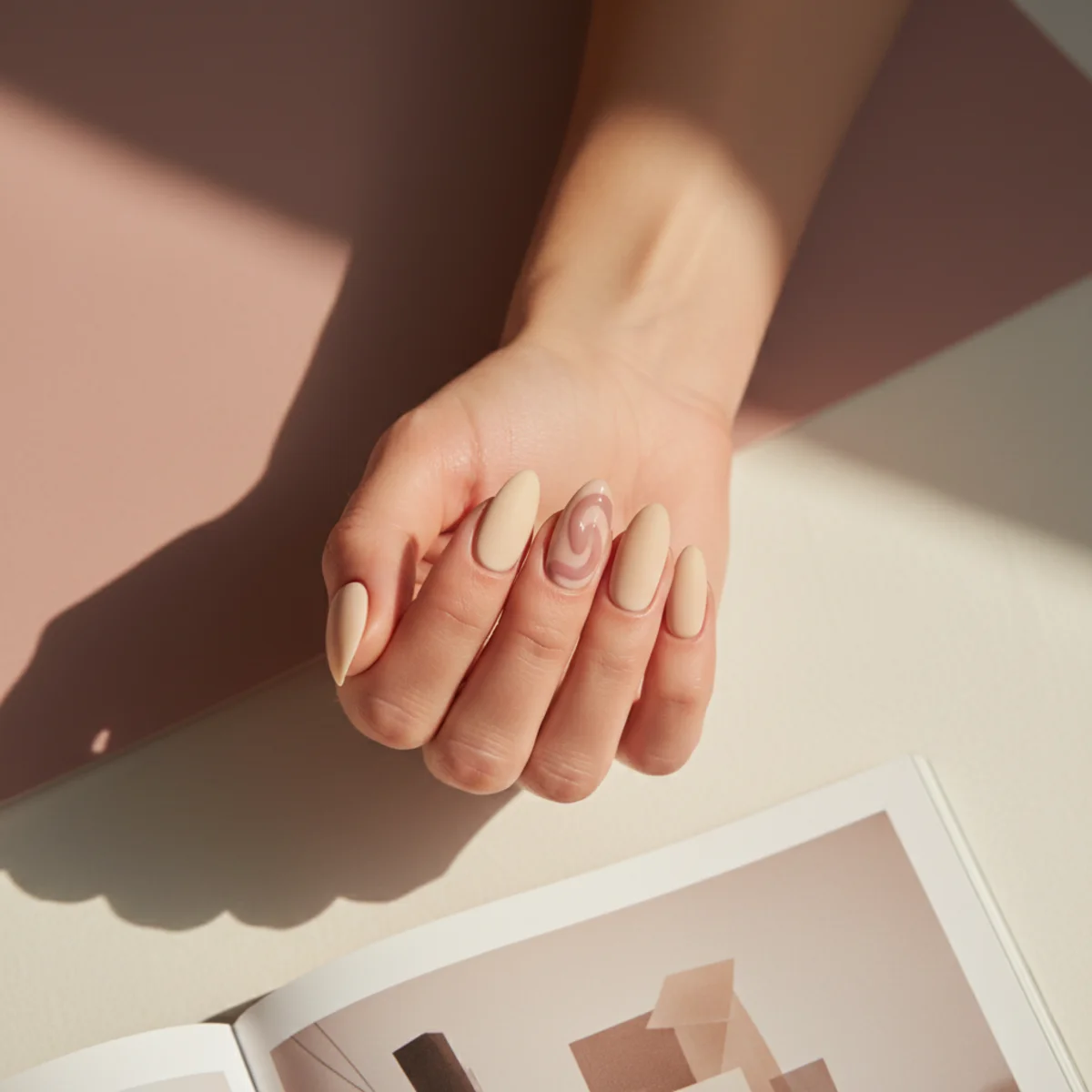 Watercolor Smudge — cool nail design ideas