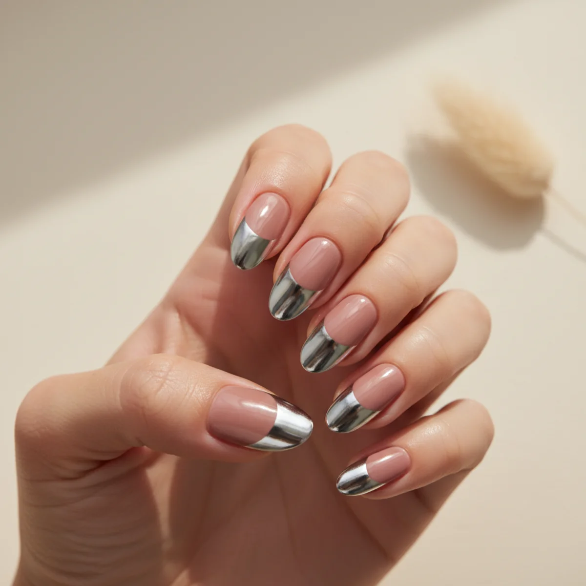 Color Block Triangle — cool nail design ideas