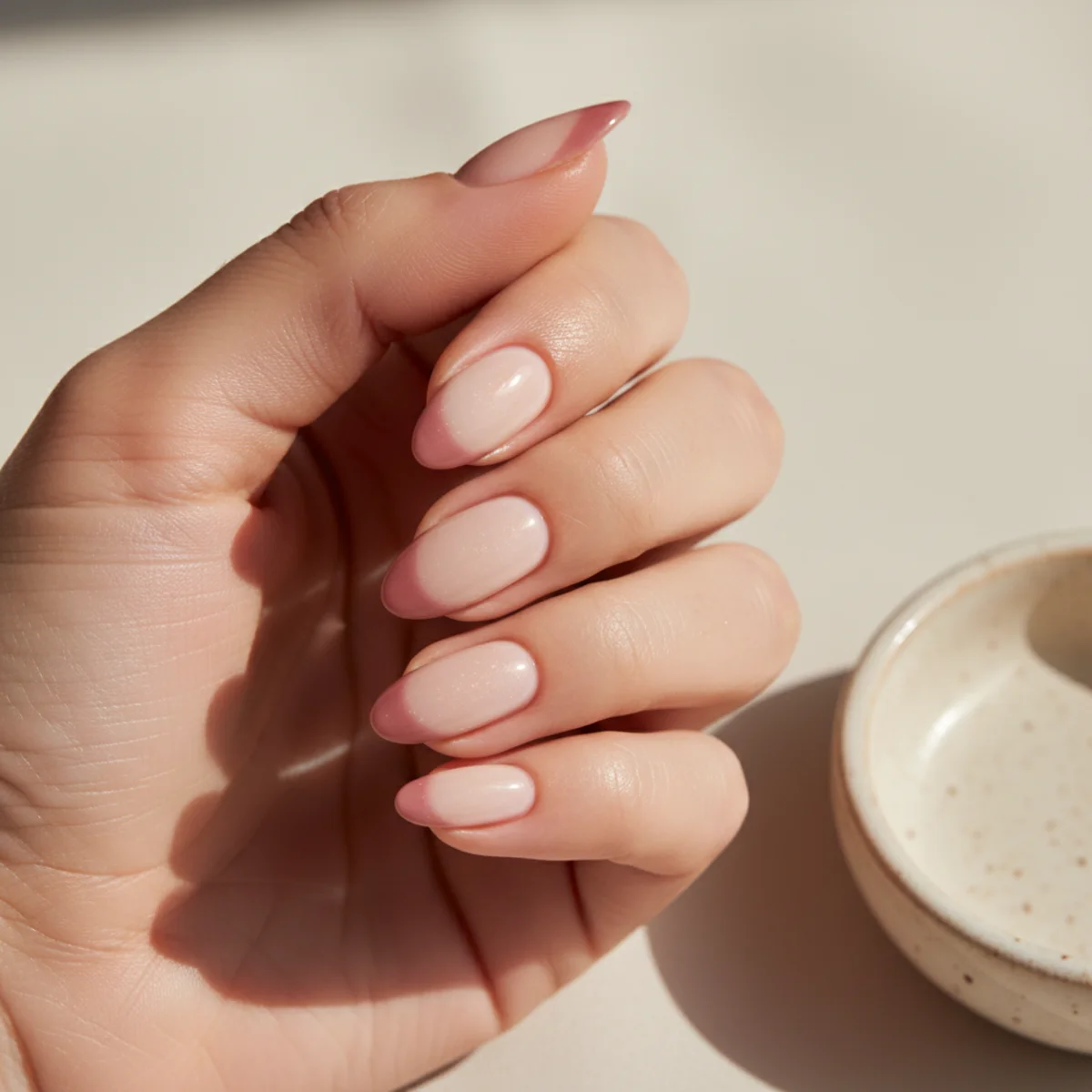 Pearl Encrusted French — cool nail design ideas