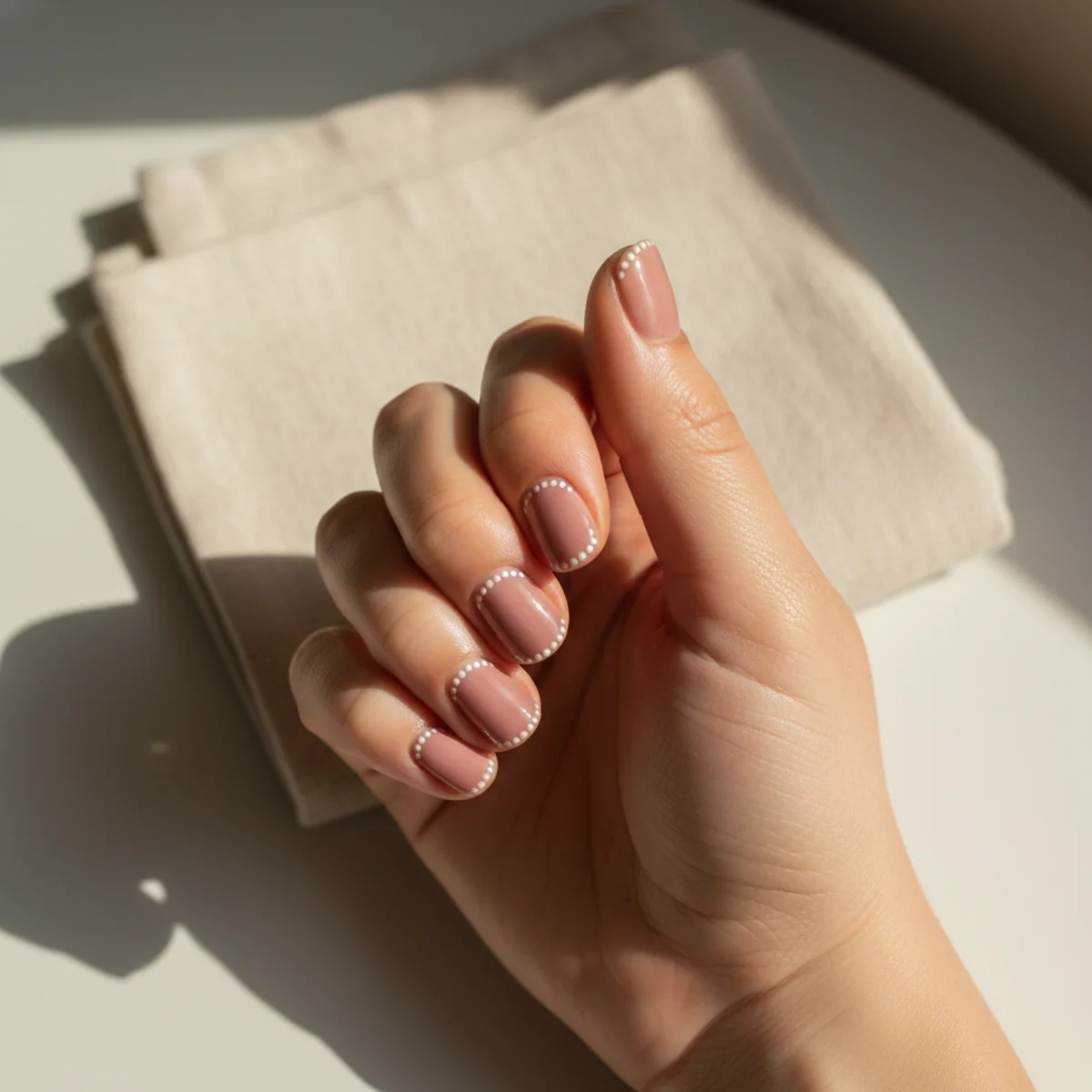 Mirror Chrome Side Stripe — cool nail design ideas