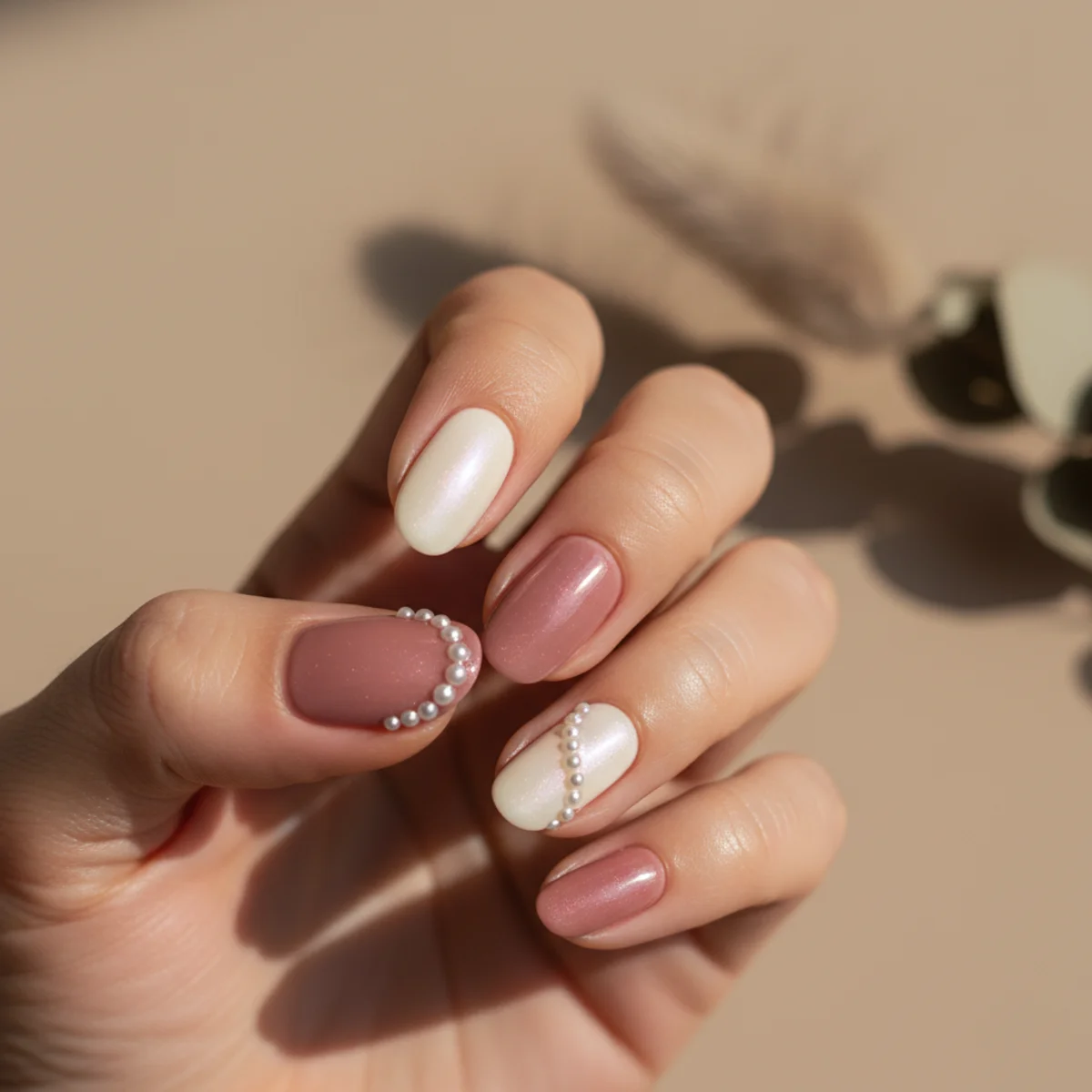 Mini Heart Tip Confetti — cute nail design ideas