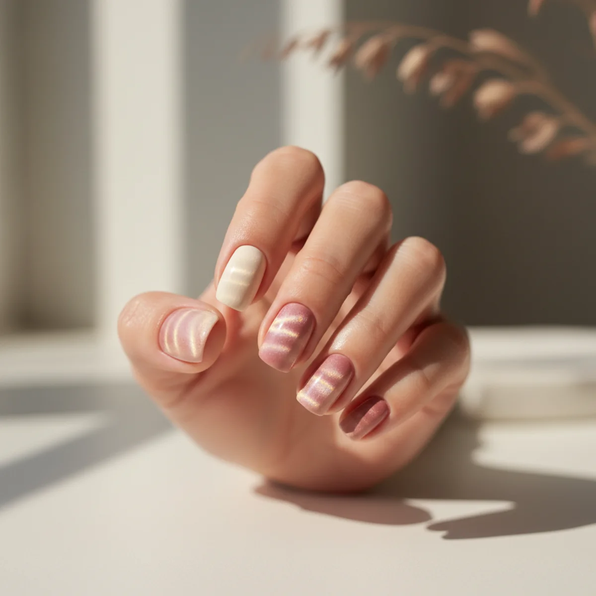 Coquette Bow With Ribbon Tail — cute nail design ideas