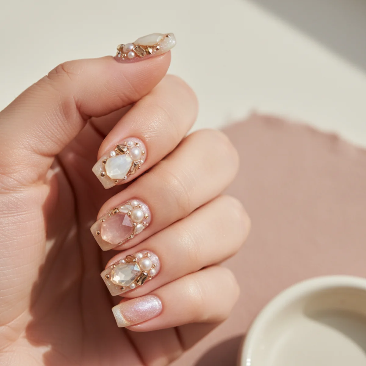 Watermelon Tip — cute nail design ideas
