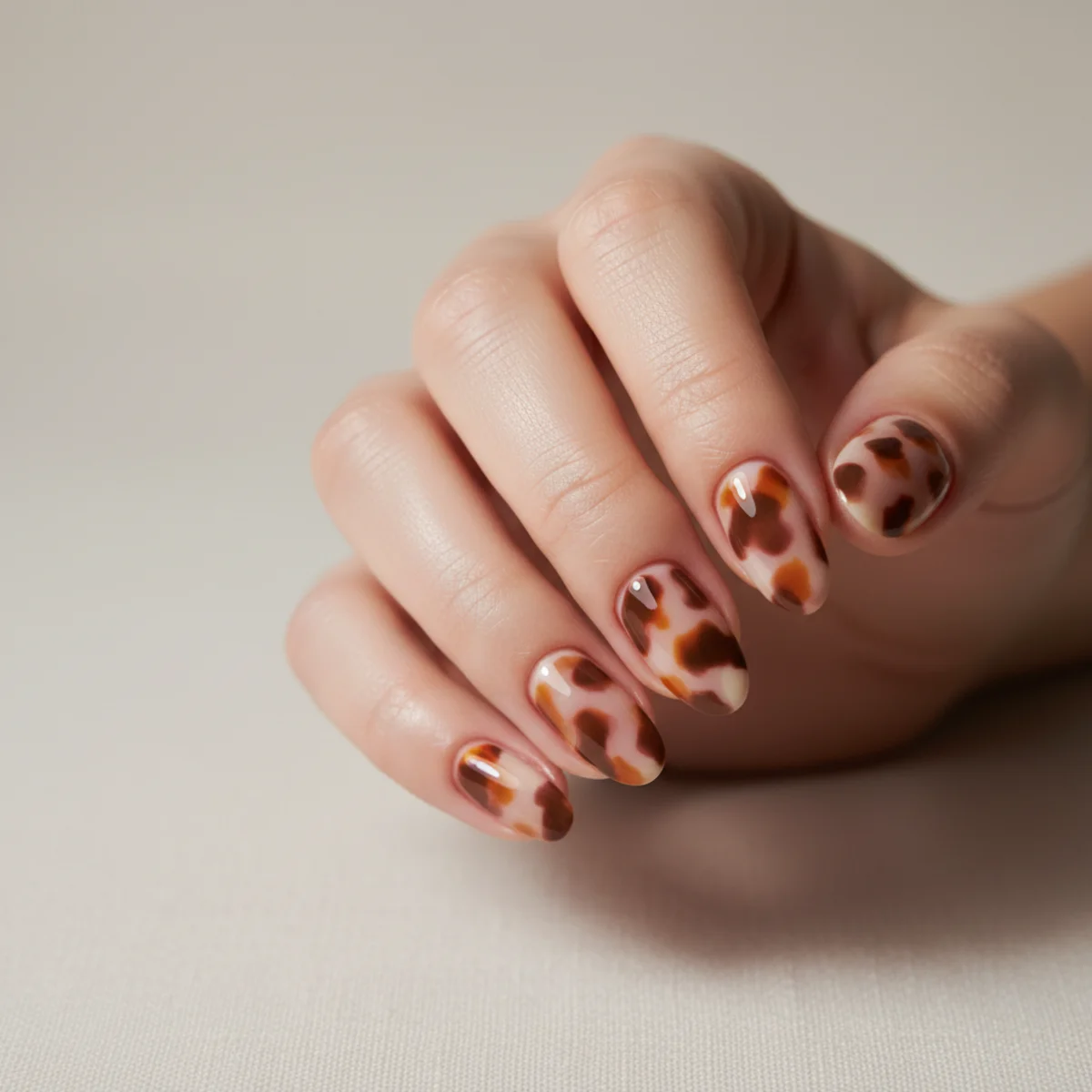 Glazed Berry With Cream — cute nail design ideas