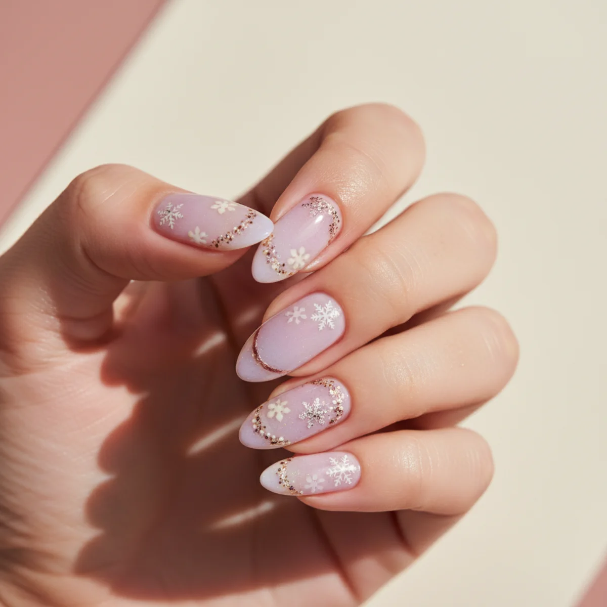 Sheer Lavender Easter — easter nail design ideas
