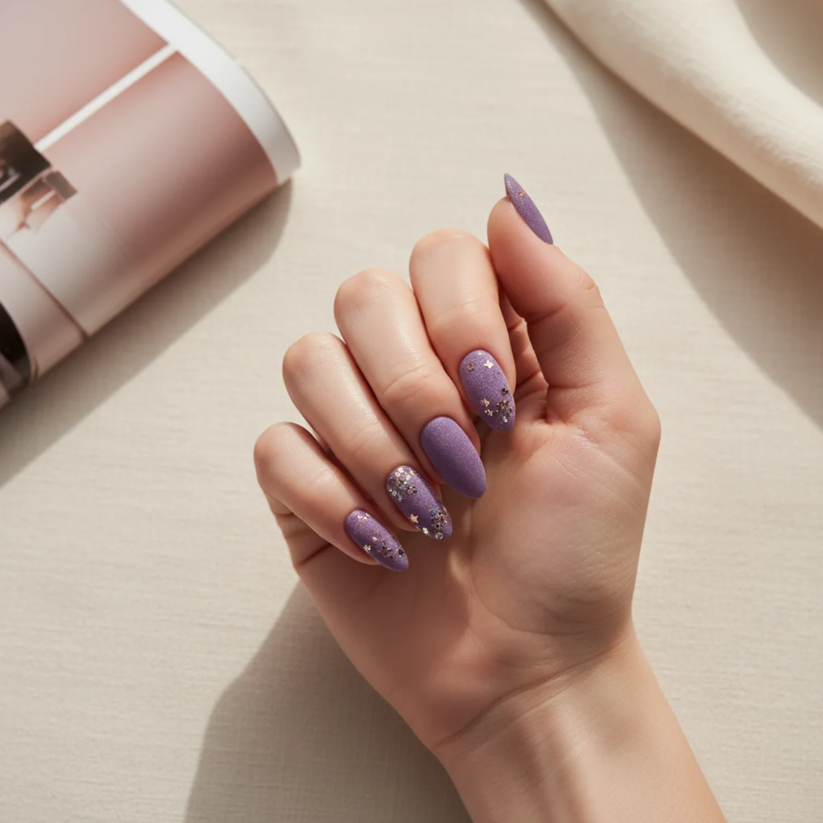 Pastel Chrome Pink Easter — easter nail design ideas