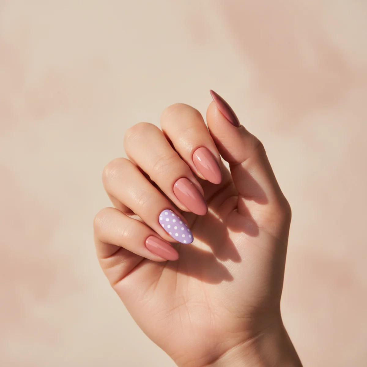 Aurora French Tip Easter — easter nail design ideas