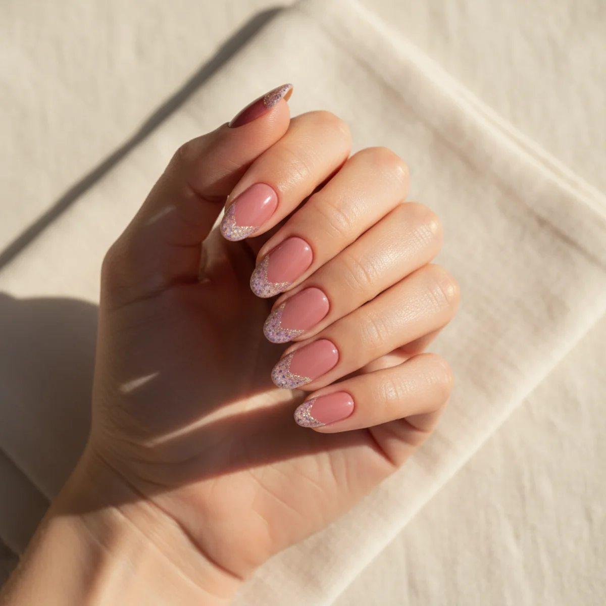 Crystal Encasement Easter — easter nail design ideas