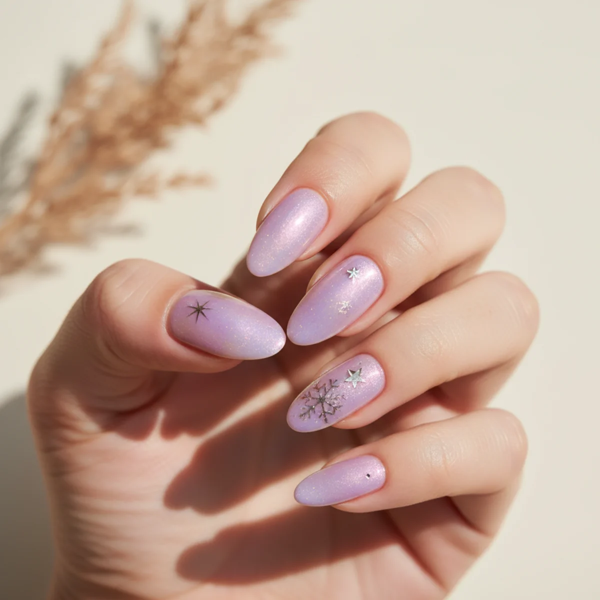 Aurora Pearl Easter — easter nail design ideas