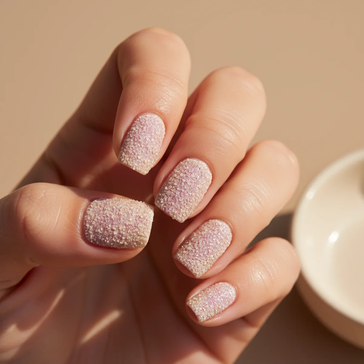 Glazed Donut Mint — easter nail design ideas