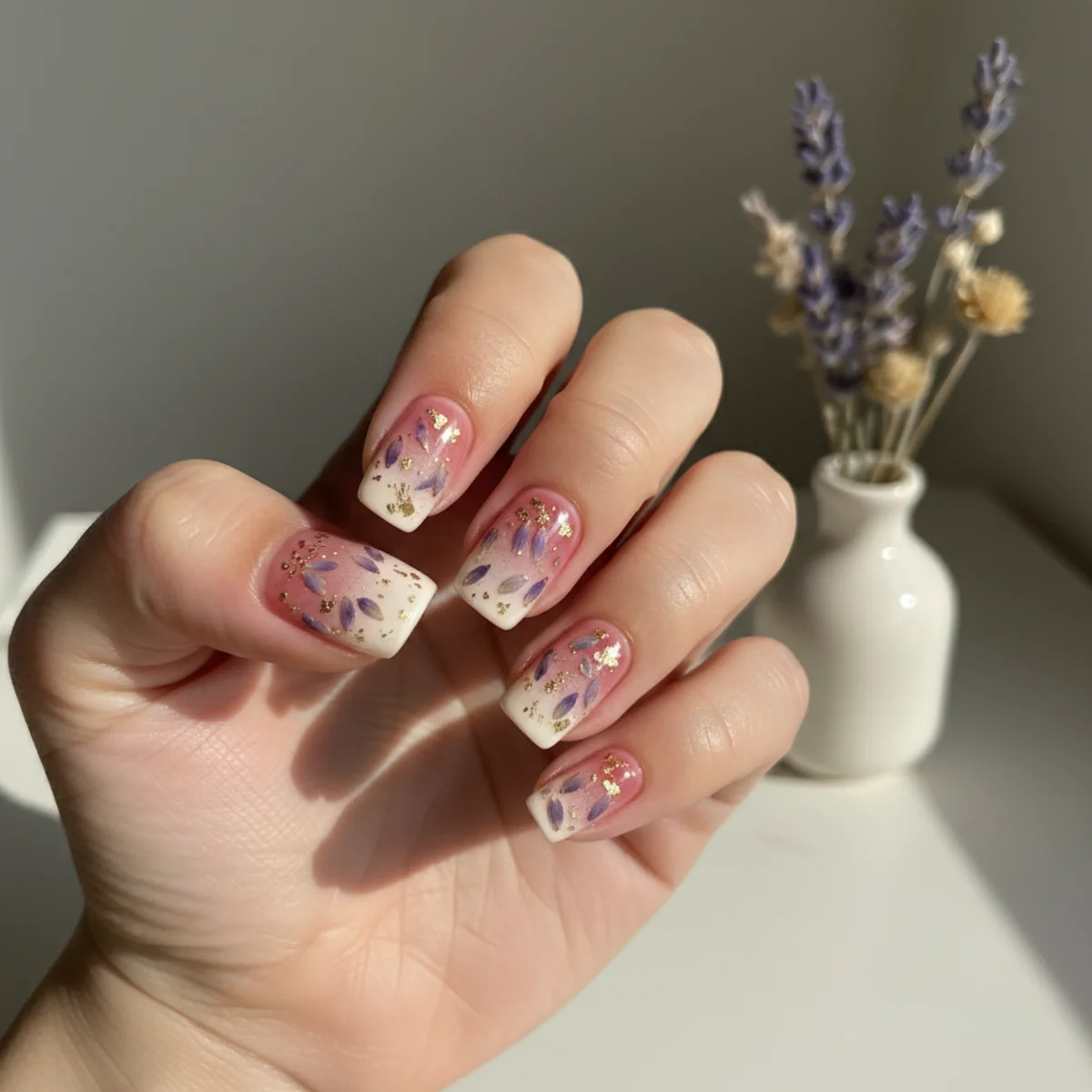 Butter Yellow Polka Easter — easter nail design ideas