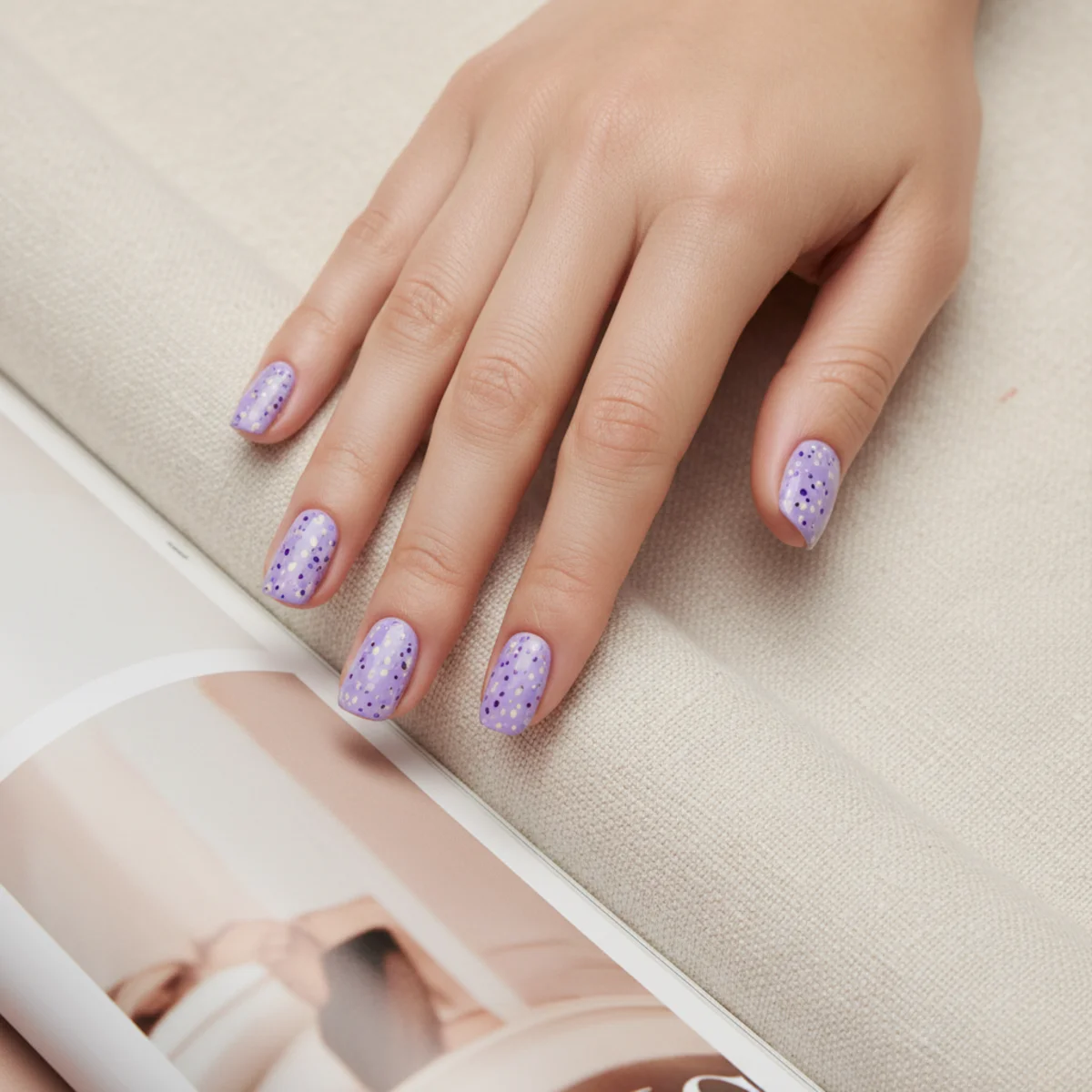 Negative French Easter — easter nail design ideas