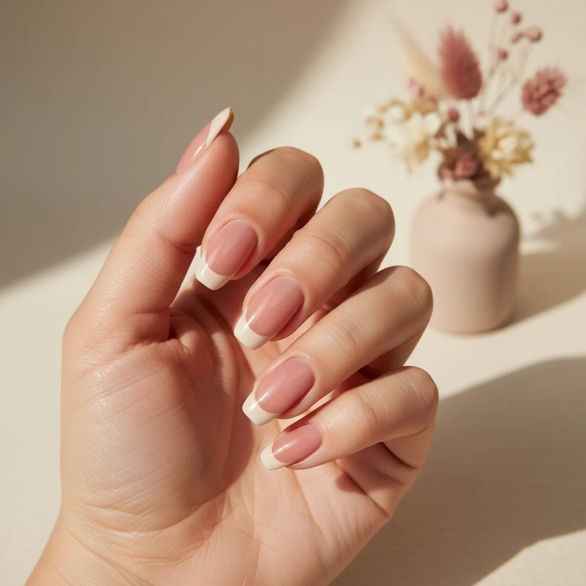 Leaf Gold Foil — fall nail design ideas