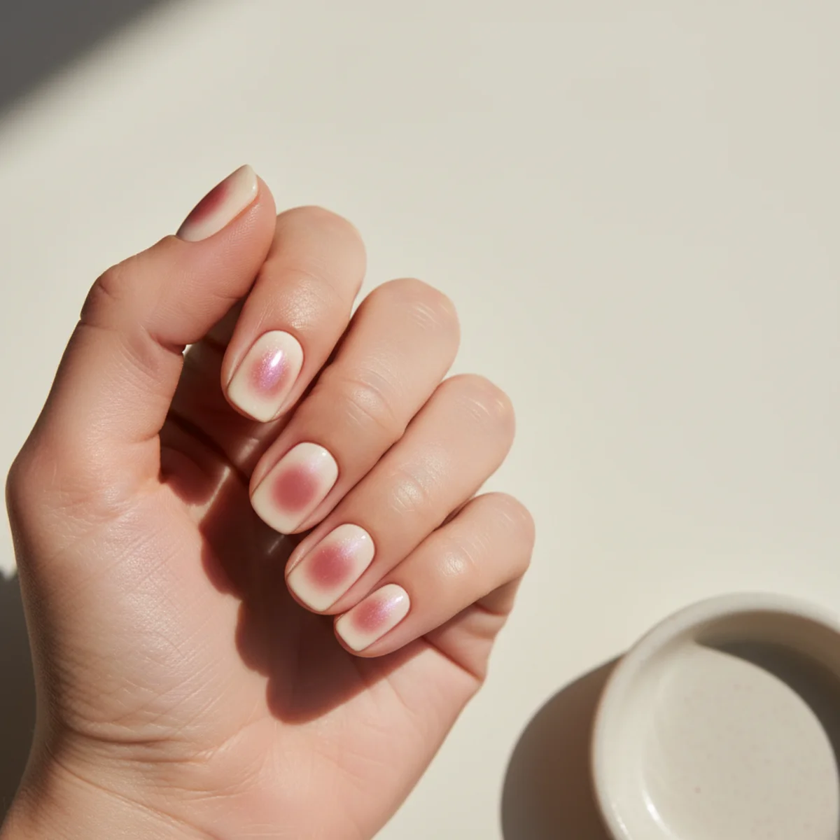 Wine Single-Finger Accent — fall nail design ideas