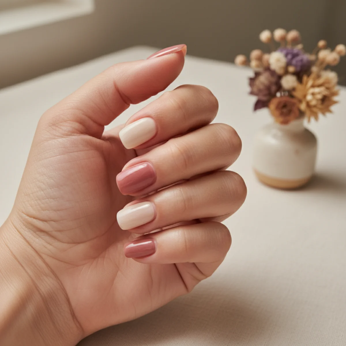 Hand-Painted Pumpkin — fall nail design ideas