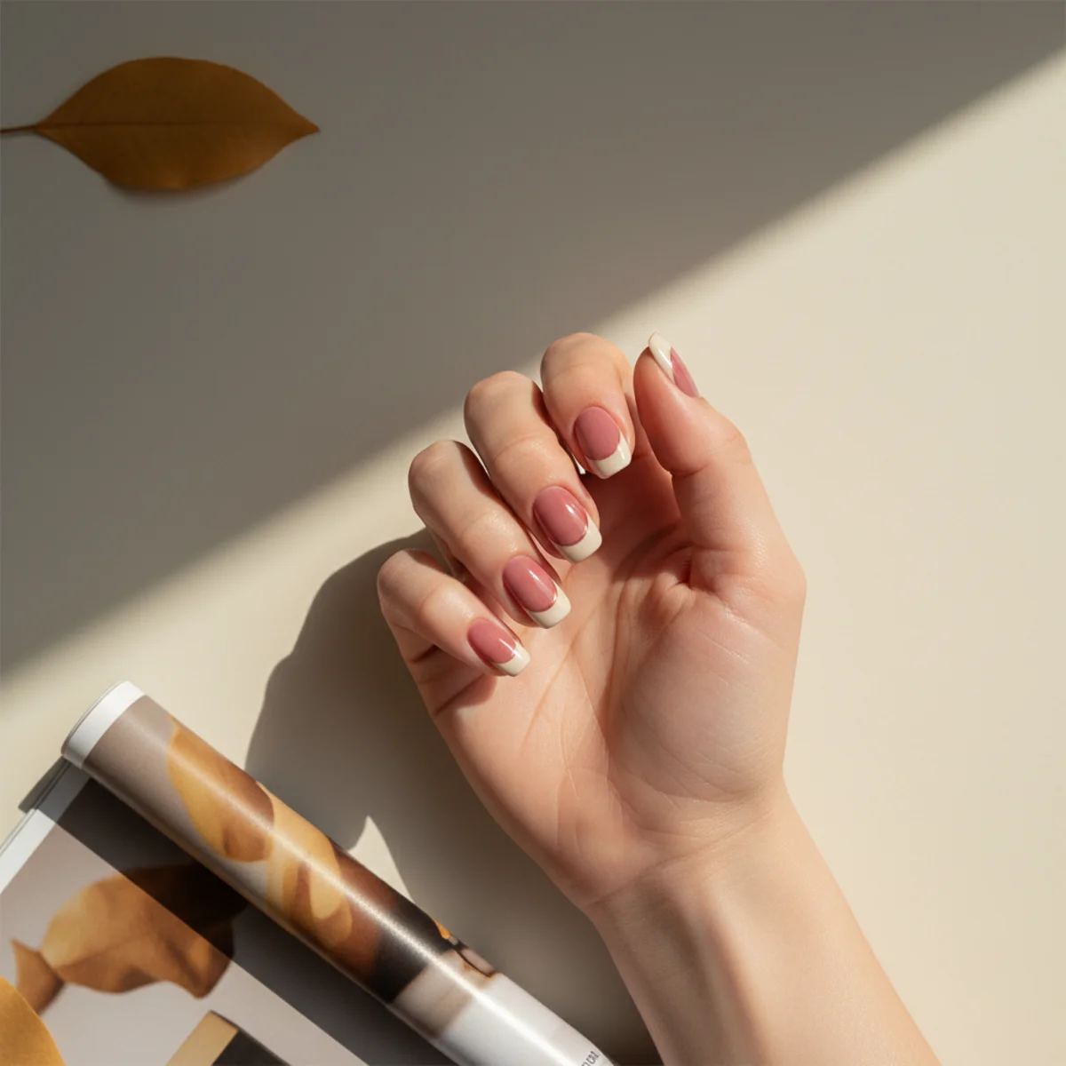 Tonal Mauve Ombre — fall nail design ideas