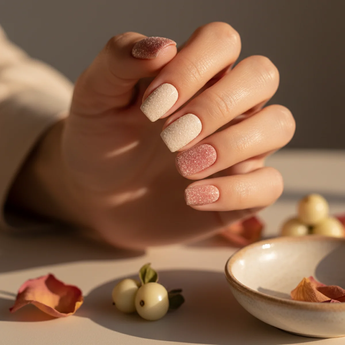 Tortoise Shell Fall — fall nail design ideas