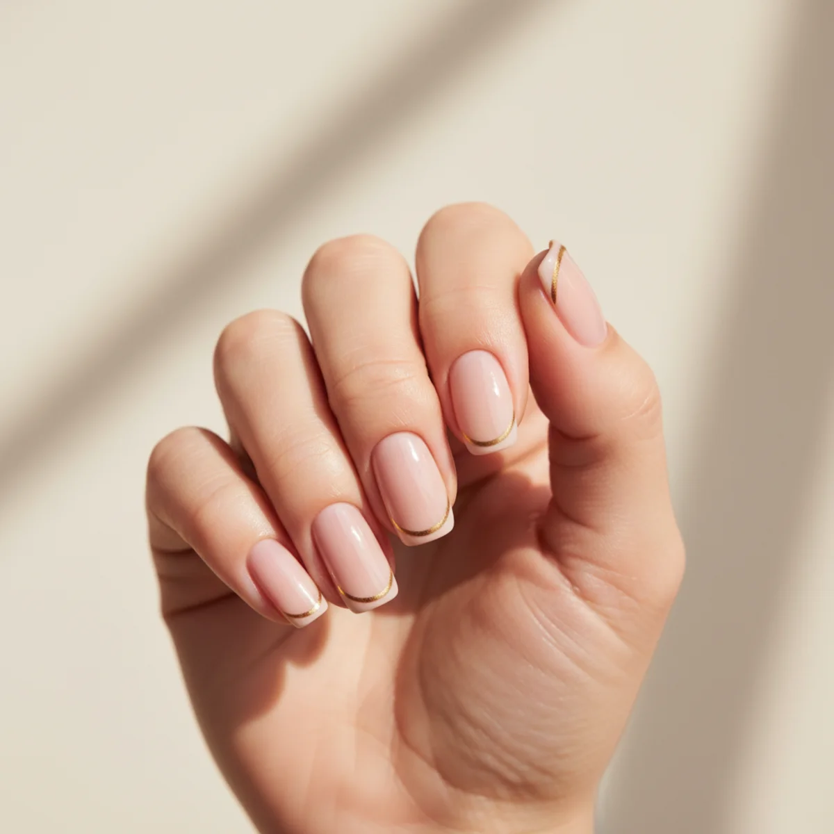 Burgundy Foil Splatter — fall nail design ideas