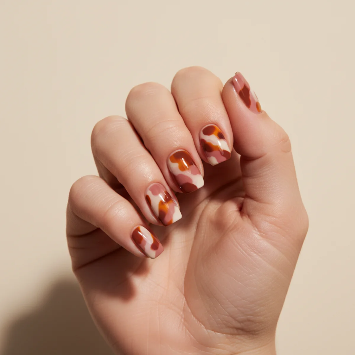 Aurora Chrome Wine — fall nail design ideas