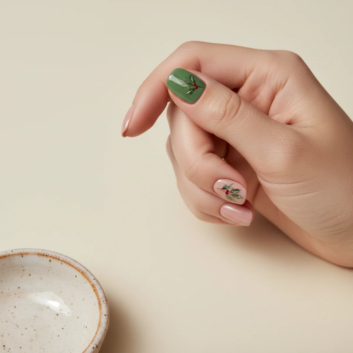 Latte Chrome Glaze — fall nail design ideas