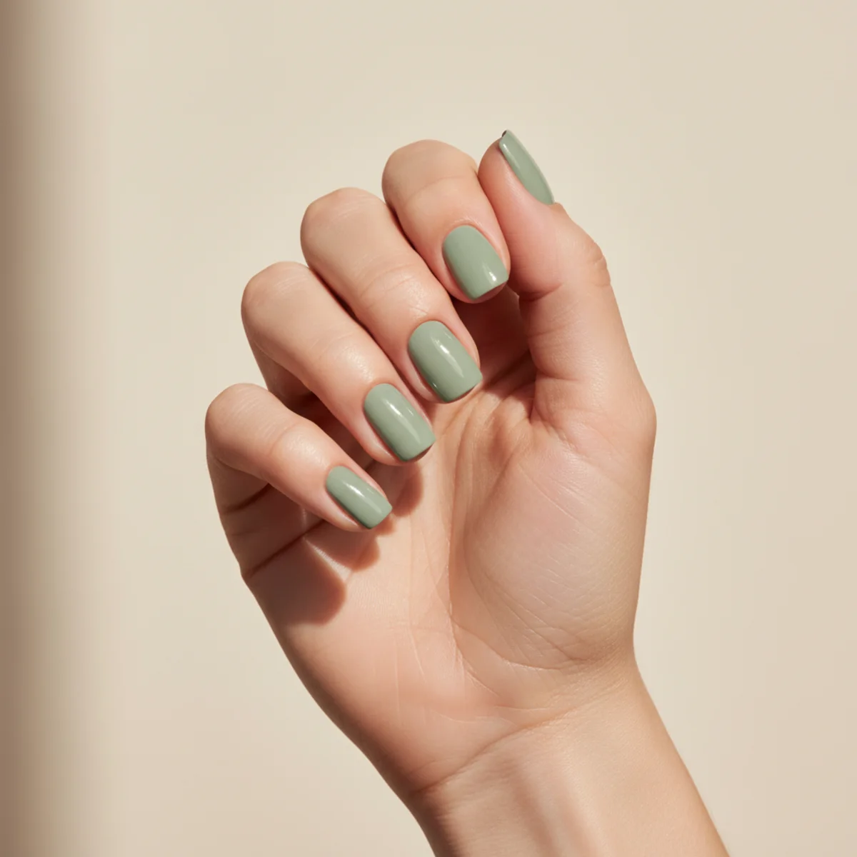 Sheer Hunter Green — fall nail design ideas