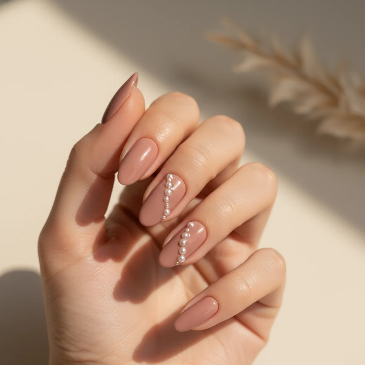 Gem-Set French Tip — french tip nail design ideas