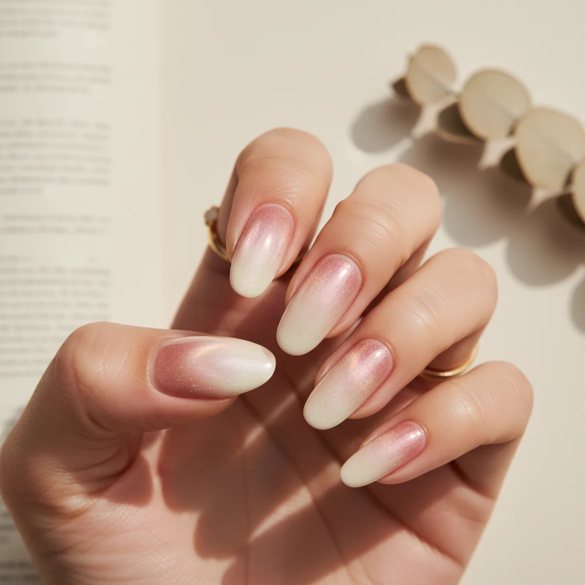Double Pink French Tip — french tip nail design ideas