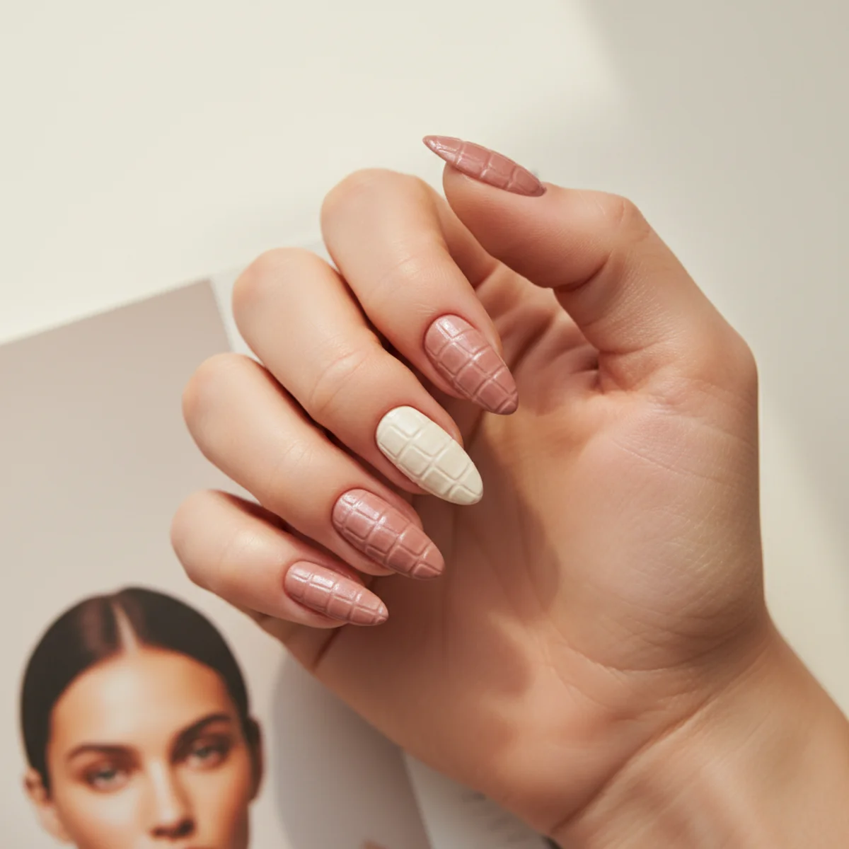 Pearl French Tip — french tip nail design ideas