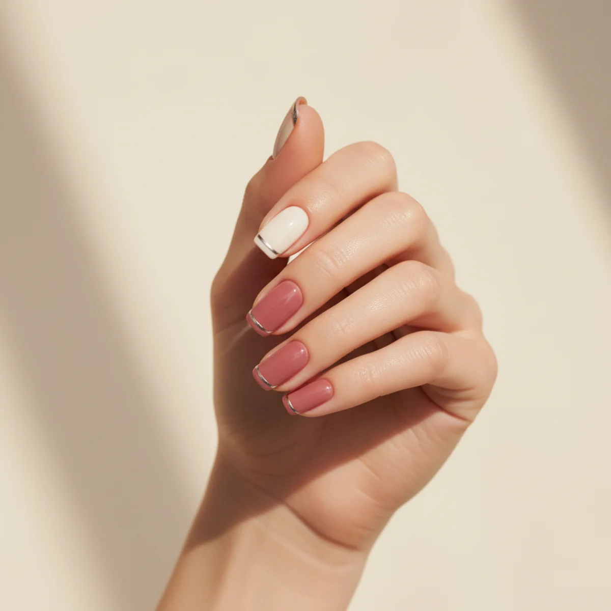Micro Pink French Tip — french tip nail design ideas