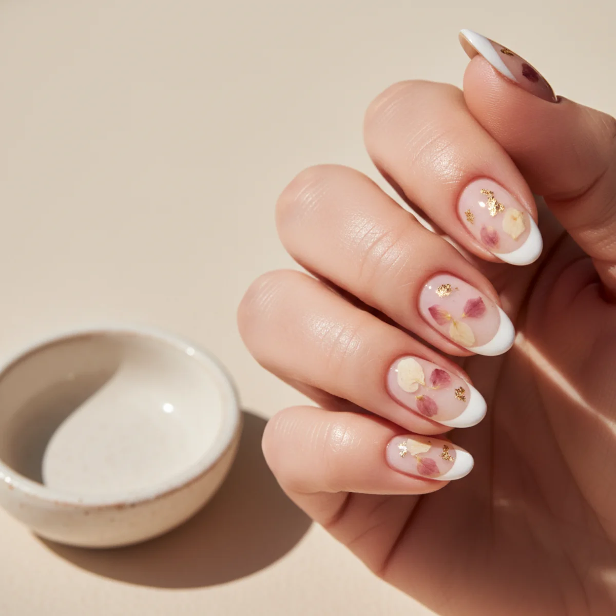 Tortoise French Tip — french tip nail design ideas