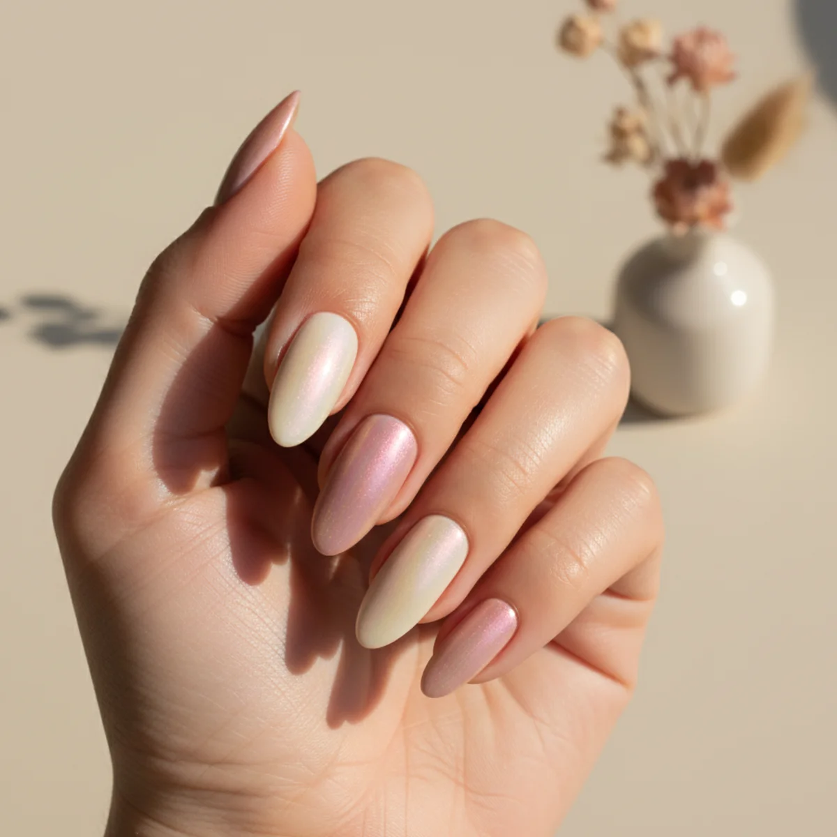 Mirror Chrome French Tip — french tip nail design ideas