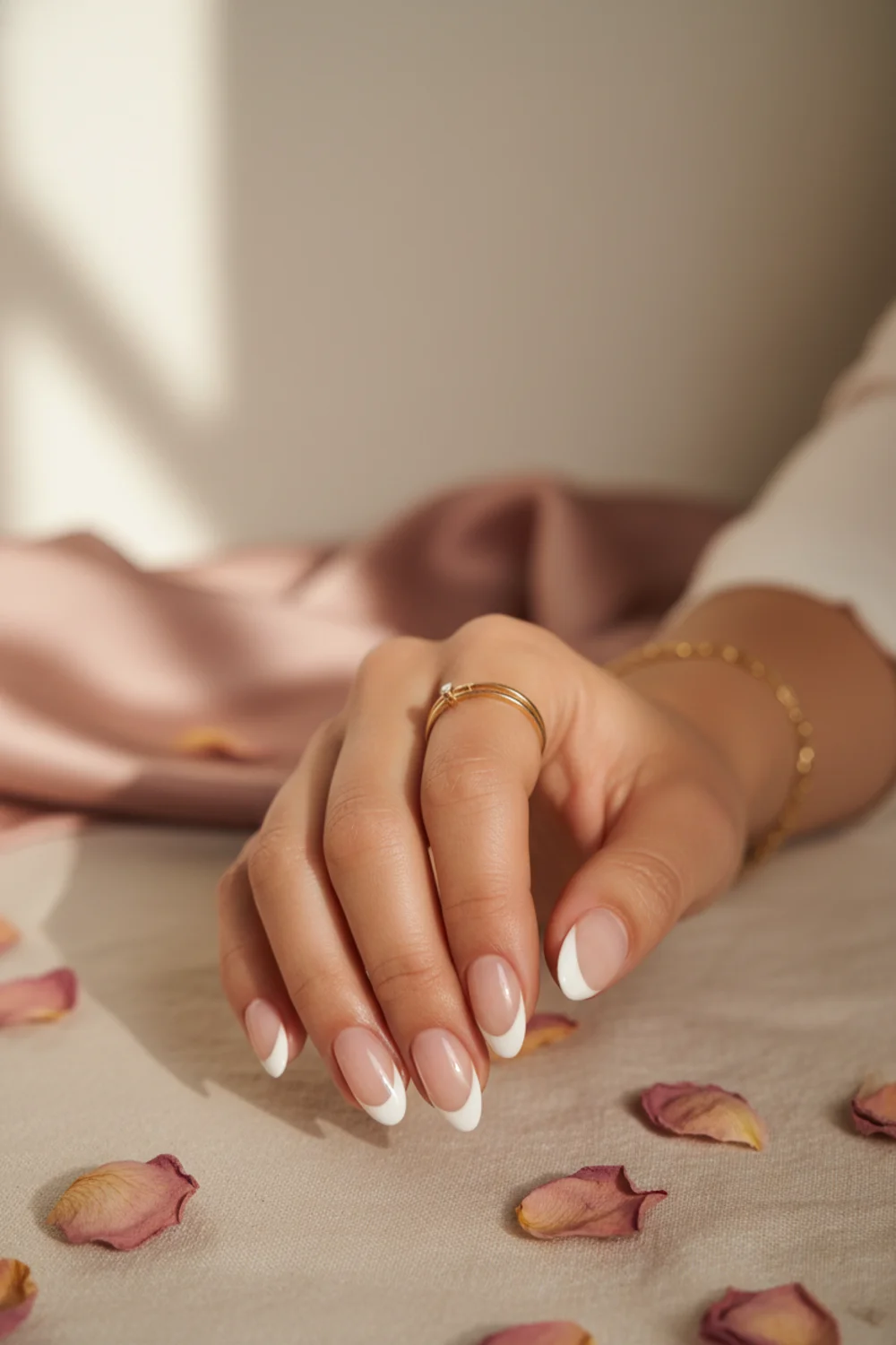 50 French Tip Nail Design Ideas From Micro To Colored — Pinterest pin