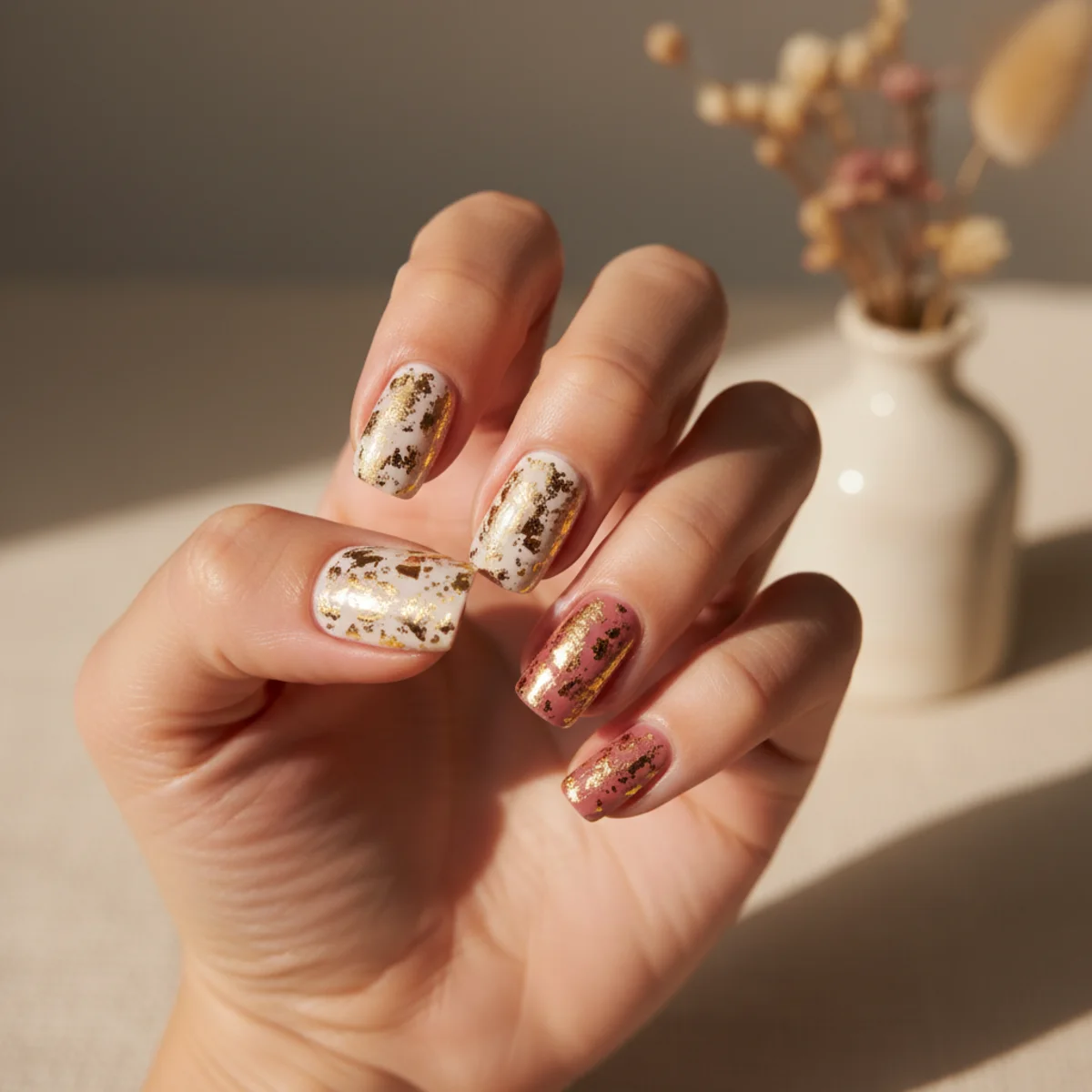 Strawberry Milk Sheer Wash — gel nail design ideas