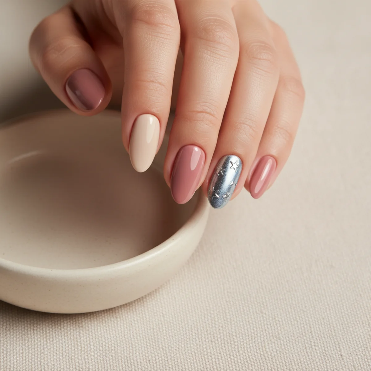 Heart French Tip — gel nail design ideas