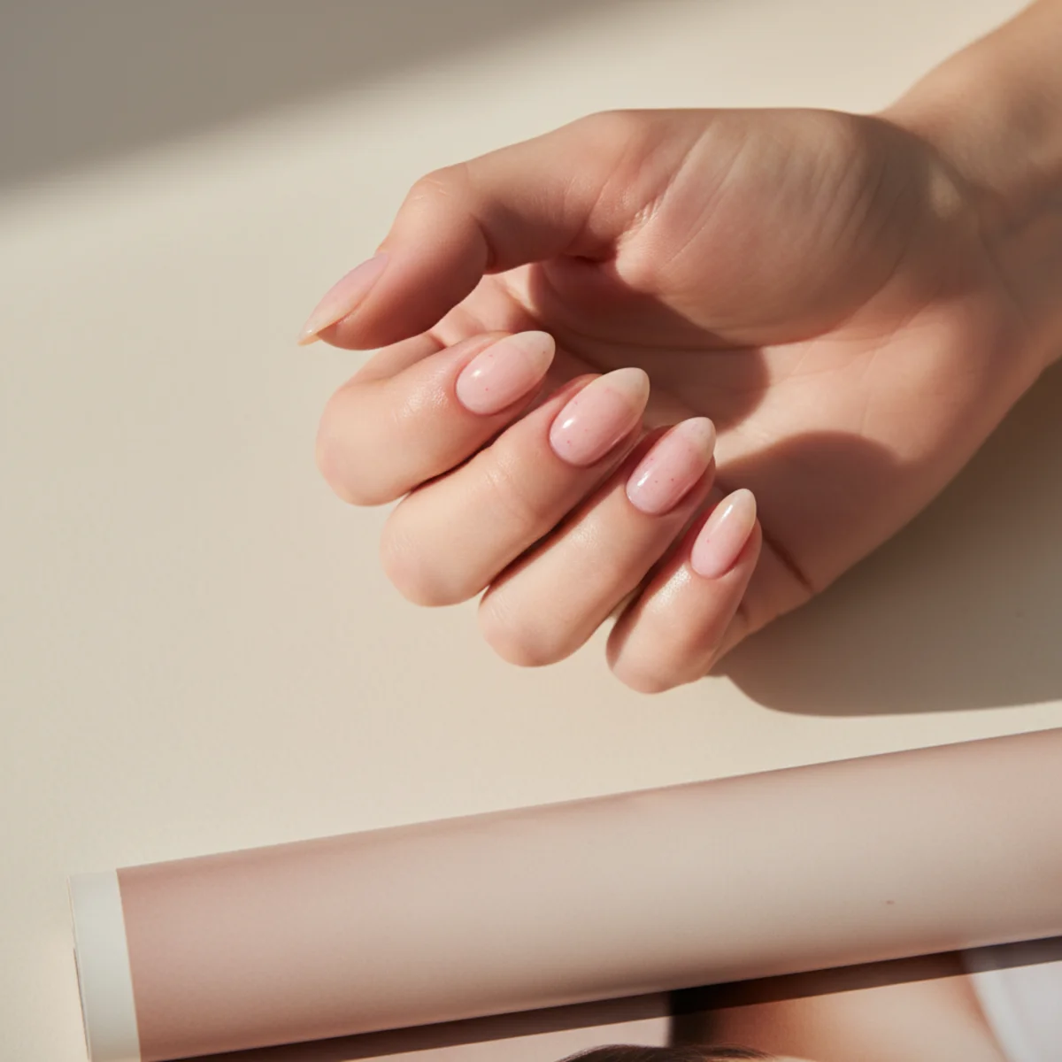 Foiled Crack Effect — gel nail design ideas