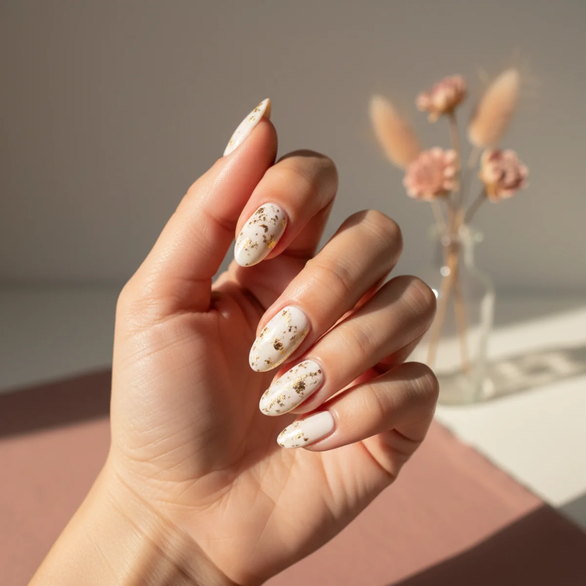 Three-Tone Vertical Stripe — gel x nail design ideas