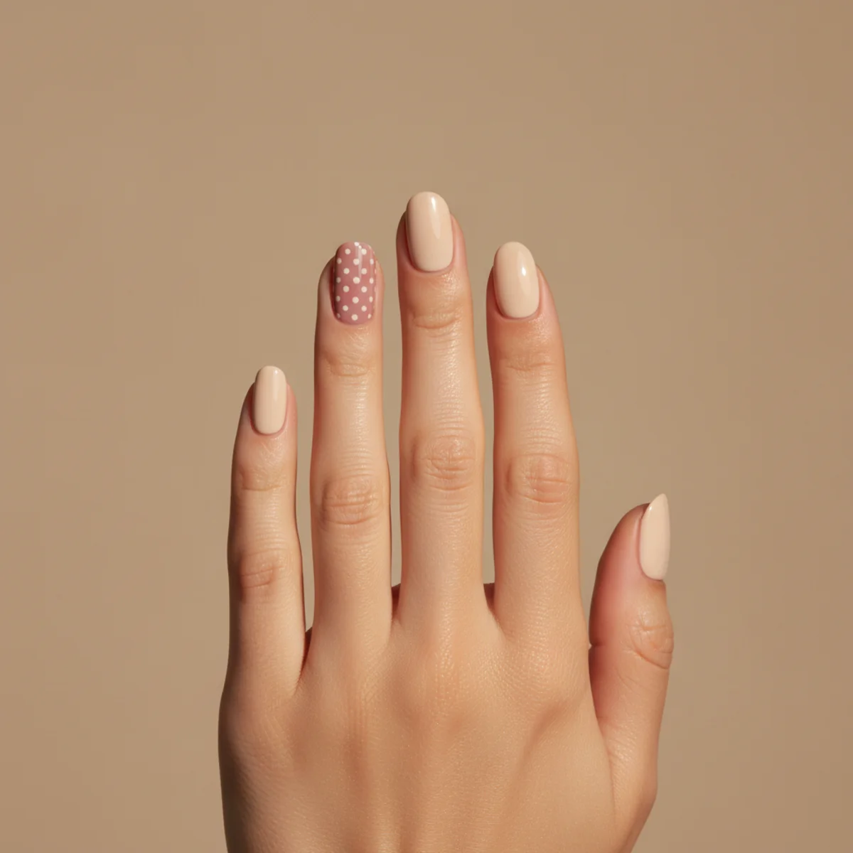 Brushed Bronze Vertical — gel x nail design ideas