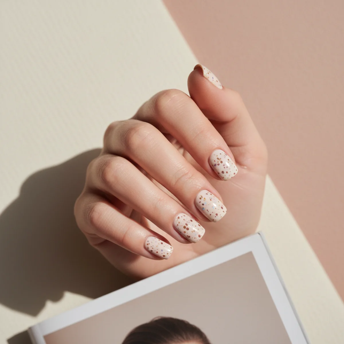 Half-Moon Negative Space — gel x nail design ideas