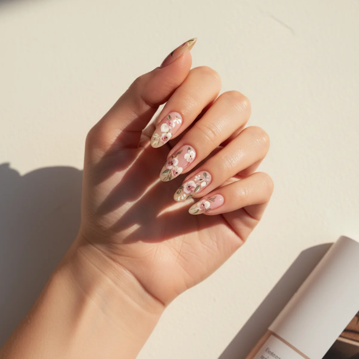 Aura Halo Glow — long nail design ideas