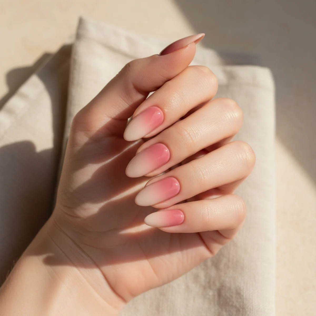 Color Block Triangle — long nail design ideas